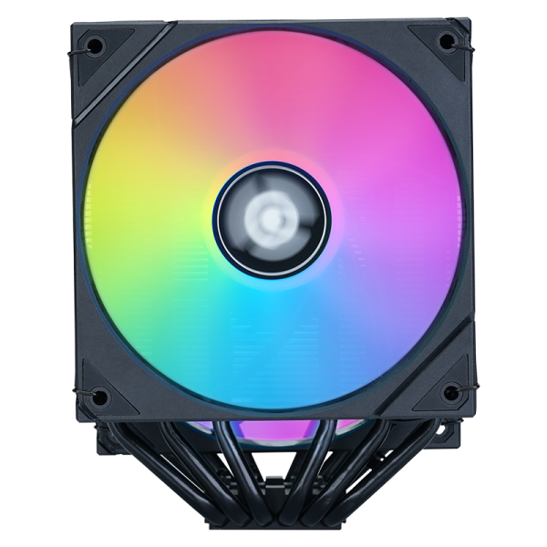 ITEK DISSIPATORE AD ARIA ICY-6HATP - SKT UNIVERSALE, 250W TDP, 6 HEATPIPE, 2X12CM FAN, ARGB TEMP. [ITACI6HATP]