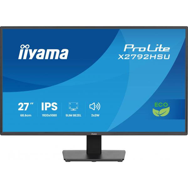 iiyama ProLite X2792HSU-B1 Monitor PC 68,6 cm (27") 1920 x 1080 Pixel Full HD LED Nero [X2792HSU-B1]