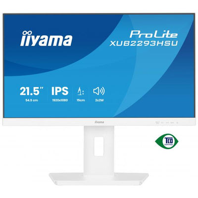 iiyama ProLite XUB2293HSU-W7 Monitor PC 54,6 cm (21.5") 1920 x 1080 Pixel Full HD LED Bianco [XUB2293HSU-W7]