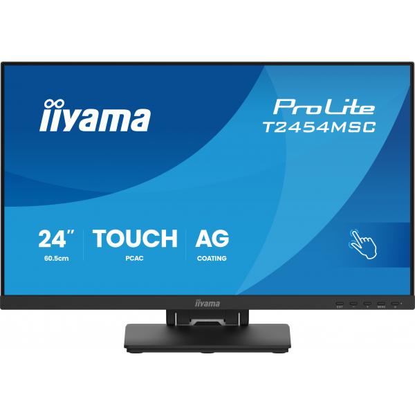 Iiyama Prolite 24 inch Touch Monitor - Full HD - 1920x1080 - Anti-Glare [T2454MSC-B3AG]