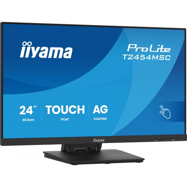 Iiyama Prolite 24 inch Touch Monitor - Full HD - 1920x1080 - Anti-Glare [T2454MSC-B3AG]