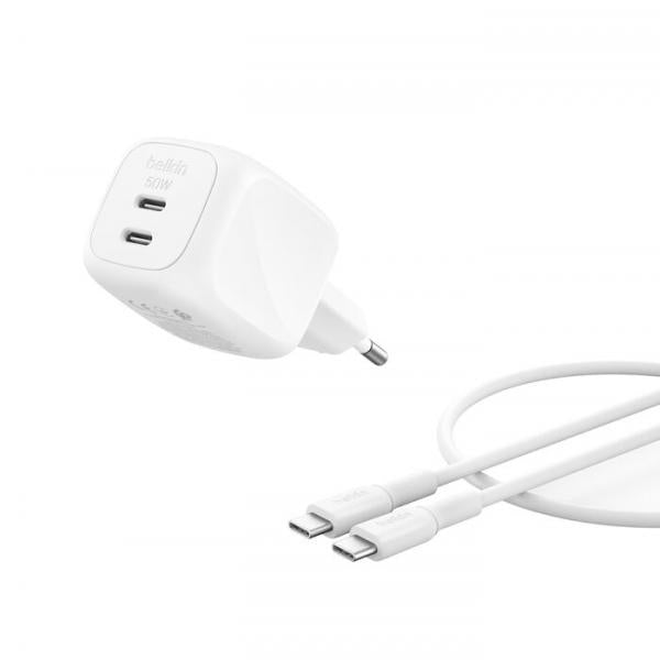 Belkin WCH019kq1MWH-B6 Universale Bianco AC Ricarica rapida Interno [WCH019KQ1MWH-B6]