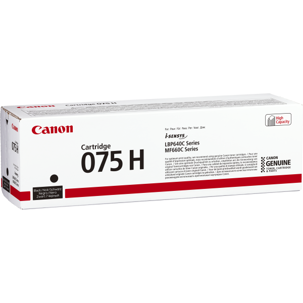 Canon 075 H cartuccia toner 1 pz Originale Nero [6369C002]