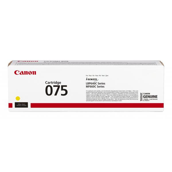 Canon 075 cartuccia toner 1 pz Originale Giallo [6362C002]