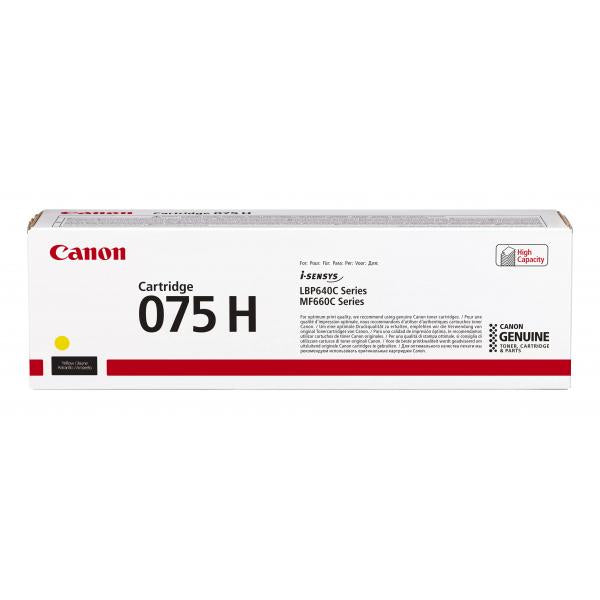 Canon 075 H cartuccia toner 1 pz Originale Giallo [6366C002]