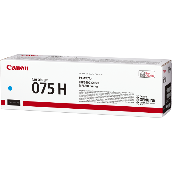 Canon 075 H cartuccia toner 1 pz Originale Ciano [6368C002]