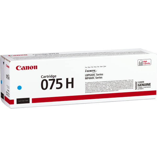 Canon 075 H cartuccia toner 1 pz Originale Ciano [6368C002]