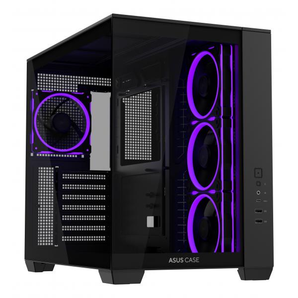 ASUS CASE A32 PLUS ARGB, VETRO TEMPERATO, NERO [90DC00S0-B19000]