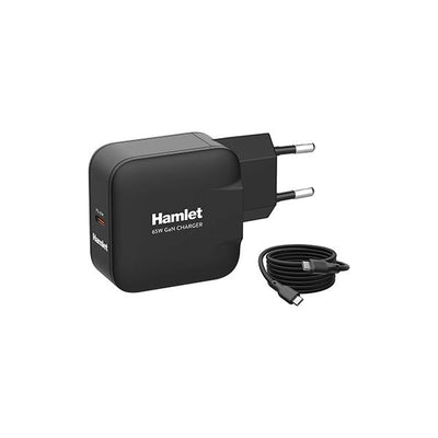 Hamlet XPDG-65WC20 Caricabatterie per dispositivi mobili Universale Nero AC Ricarica rapida Interno [XPDG-65WC20]