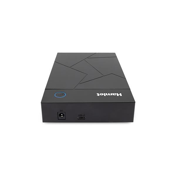 Hamlet HXD3U6G-AC contenitore di unità di archiviazione Custodia per Disco Rigido (HDD) Nero 3.5" [HXD3U6G-AC]