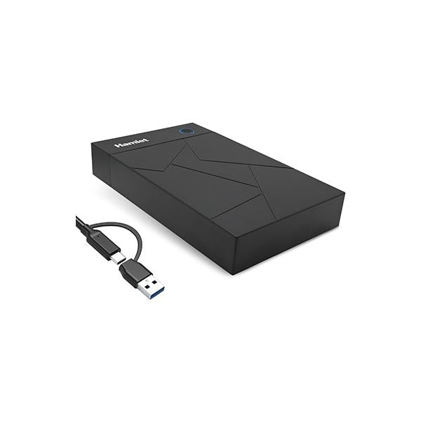 Hamlet HXD3U6G-AC contenitore di unità di archiviazione Custodia per Disco Rigido (HDD) Nero 3.5" [HXD3U6G-AC]