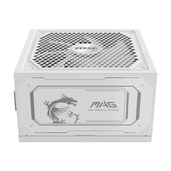 MSI ALIMENTATORE EU, 1000W, FULLY MODULAR, 80 PLUS GOLD, COLOR BOX [MAG A1000GL PCIE5 WH]