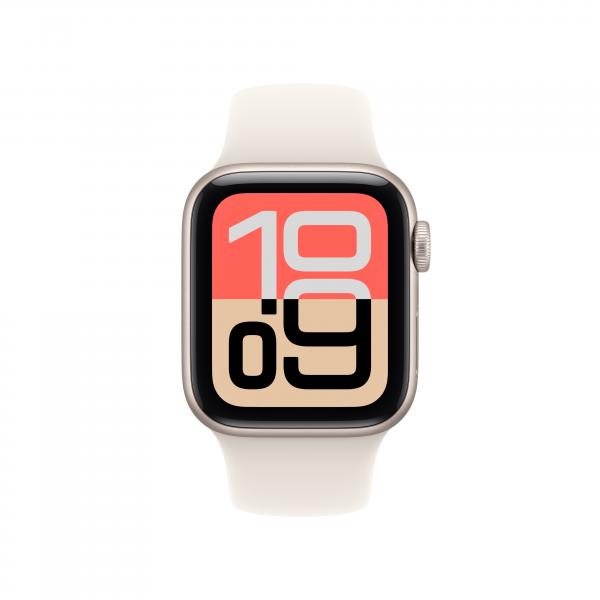 APPLE WATCH SE 3GPS 40MMSTARLIGHT ALUMINIUM CASE WITH STARLIGHT SPORT BAND - S/M [MEH34QL/A]