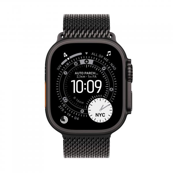 APPLE WATCH ULTRA 3GPS E CELLULAR49MMBLACK TITANIUM CASE WITH BLACK TITANIUM MILANESE LOOP, SMAL [MF1N4QL/A]