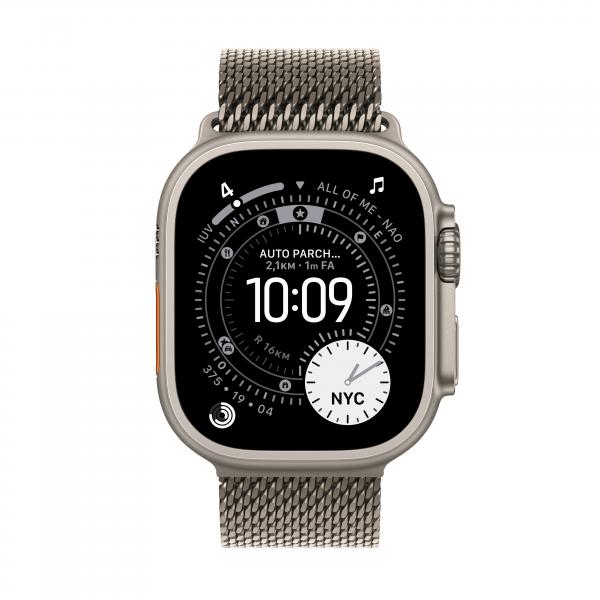 APPLE WATCH ULTRA 3GPS E CELLULAR49MMNATURAL TITANIUM CASE WITH NATURAL TITANIUM MILANESE LOOP [MF0E4QL/A]