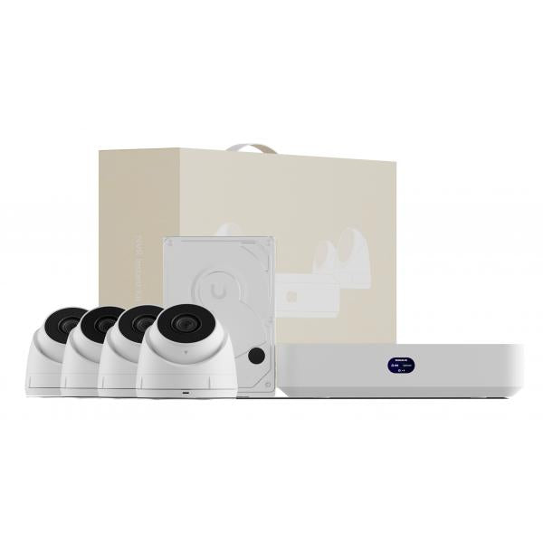 Ubiquiti - UNVR-Instant-Kit-EU - Kit NVR UniFi Protect compatto. include (1) UniFi Protect NVR Instant con (4) telecamere UVC-G5-Turret-Ultra e (1) HDD da 1 TB. offre una soluzione all-in-one per una [UNVR-Instant-Kit-EU]