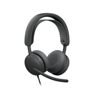 Logitech Zone Wired 2 Auricolare Cablato A Padiglione Musica e Chiamate USB Type-C / USB Type-A Grafite [981-001615]
