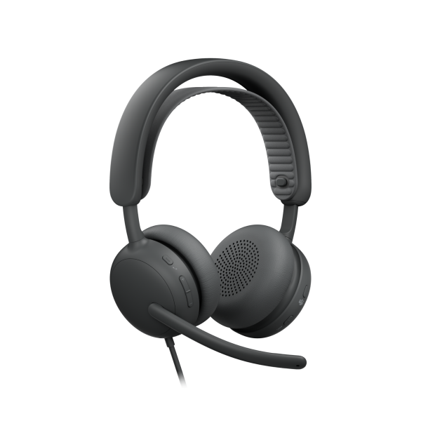 Logitech Zone Wired 2 Auricolare Cablato A Padiglione Musica e Chiamate USB Type-C / USB Type-A Grafite [981-001615]