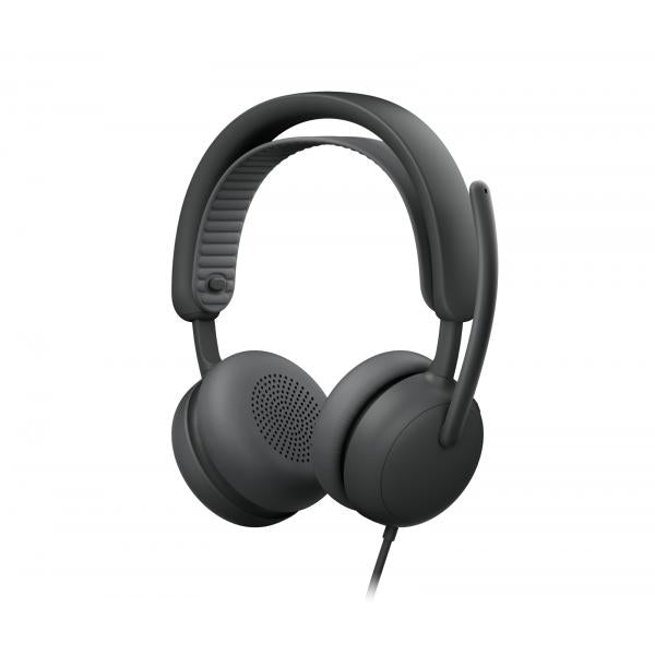 Logitech Zone Wired 2 Auricolare Cablato A Padiglione Musica e Chiamate USB Type-C / USB Type-A Grafite [981-001615]