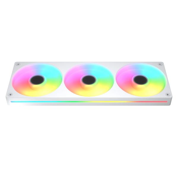 COUGAR VENTOLE CASE UNI360-FB TELAIO SINGOLO ARGB PWM REVERSE BLADE WH [CF-UN360RW-RGB]