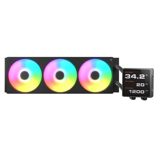 COUGAR RAFF. LIQUIDO POSEIDON VISTEK PRO ARGB 360 IPS TFT 3.9'' [CGR-PSDVPRGB-B-360]