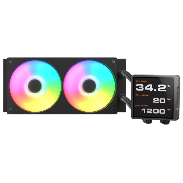 COUGAR RAFF. LIQUIDO POSEIDON VISTEK PRO ARGB 240 IPS TFT 3.9'' [CGR-PSDVPRGB-B-240]