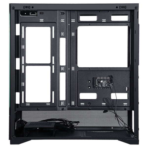 ITEK CASE SHOWBUI 37B GAMING TOWER ATX 3x12CM ARGB FAN TYPE-C 2xUSB3.0 SIDE FRONT PANEL TEMP GL [ITGCASB37B]