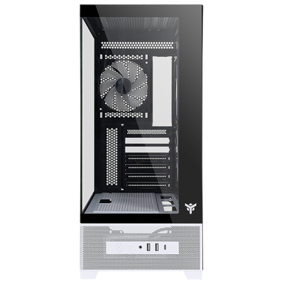 ITEK CASE SHOWBUI 37WB GAMING TOWER ATX 3x12CM ARGB FAN TYPE-C 2xUSB3.0 SIDE FRONT PANEL TEMP [ITGCASB37WB]