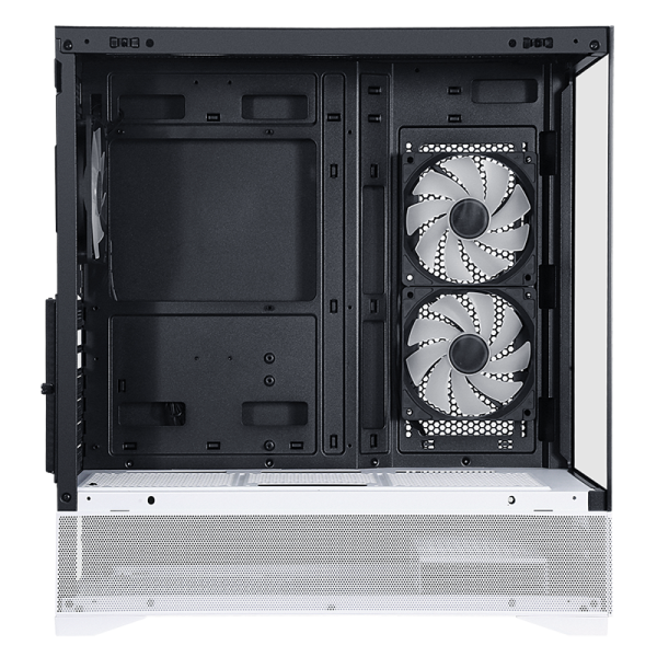 ITEK CASE SHOWBUI 37WB GAMING TOWER ATX 3x12CM ARGB FAN TYPE-C 2xUSB3.0 SIDE FRONT PANEL TEMP [ITGCASB37WB]