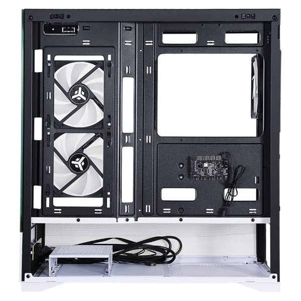 ITEK CASE SHOWBUI 37WB GAMING TOWER ATX 3x12CM ARGB FAN TYPE-C 2xUSB3.0 SIDE FRONT PANEL TEMP [ITGCASB37WB]