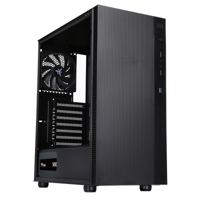 ITEK CASE SYLENT MIDDLE TOWER, PSU 500W 80+ EFF, 2XUSB3, 3X12CM FAN, RIVEST FONOASSORBENTE [ITGCSY03NP]