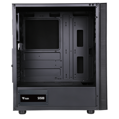 ITEK CASE SYLENT MIDDLE TOWER, PSU 500W 80+ EFF, 2XUSB3, 3X12CM FAN, RIVEST FONOASSORBENTE [ITGCSY03NP]