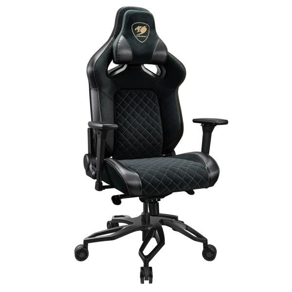 COUGAR SEDIA GAMING TITAN PRO V2 GOLD F ERGONOMICO SUPP LOMBARE FORMATO XL [CGR-T2F-GLB]