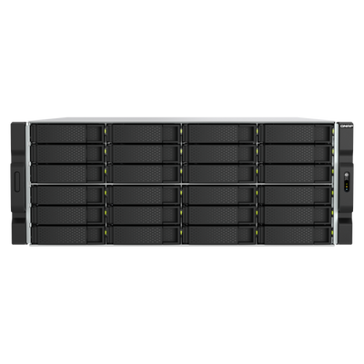 QNAP TS-h2477AXU-RP Server di archiviazione Armadio (4U) AMD Ryzen 7 7745 32 GB DDR5 0 TB QNAP QTS Nero, Grigio [TS-H2477AXU-RP-R7-32G]