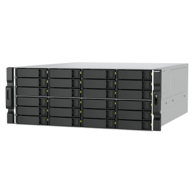 QNAP TS-h2477AXU-RP Server di archiviazione Armadio (4U) AMD Ryzen 7 7745 32 GB DDR5 0 TB QNAP QTS Nero, Grigio [TS-H2477AXU-RP-R7-32G]