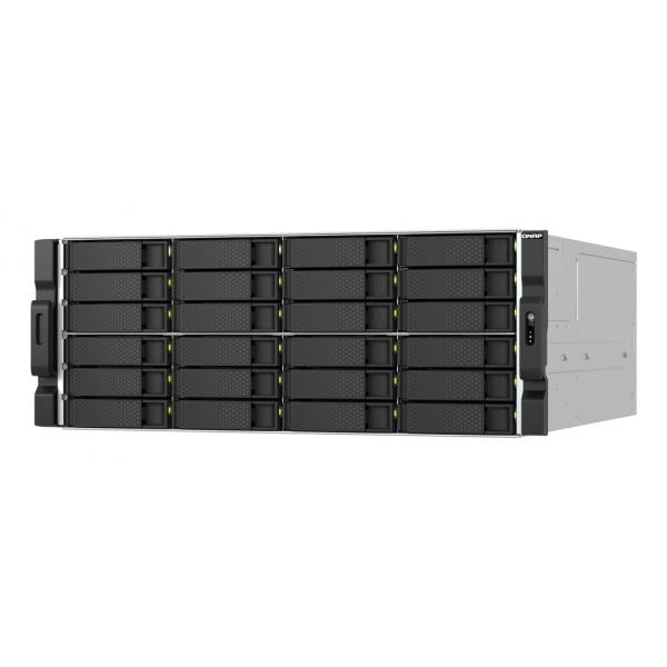 QNAP TS-h2477AXU-RP Server di archiviazione Armadio (4U) AMD Ryzen 7 7745 32 GB DDR5 0 TB QNAP QTS Nero, Grigio [TS-H2477AXU-RP-R7-32G]