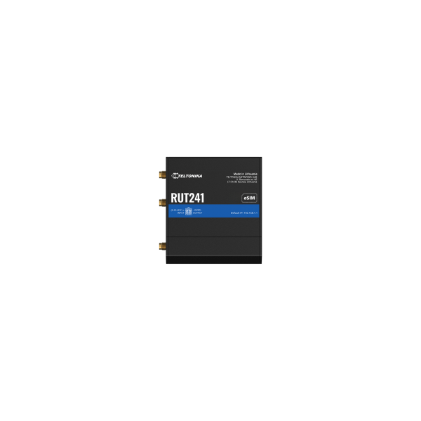 Teltonika- RUT241 eSIM INDUSTRIAL 4G eSIM ROUTER [RUT241200000]