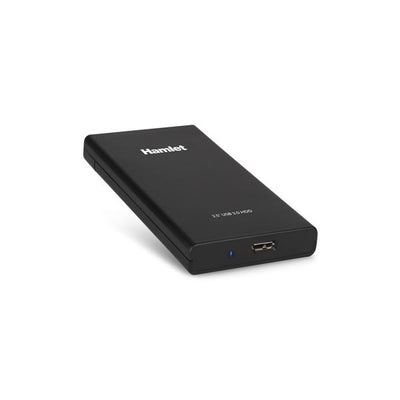 Hamlet HXD25U30-CX contenitore di unità di archiviazione Box esterno HDD/SSD Nero 2.5" [HXD25U30-CX]
