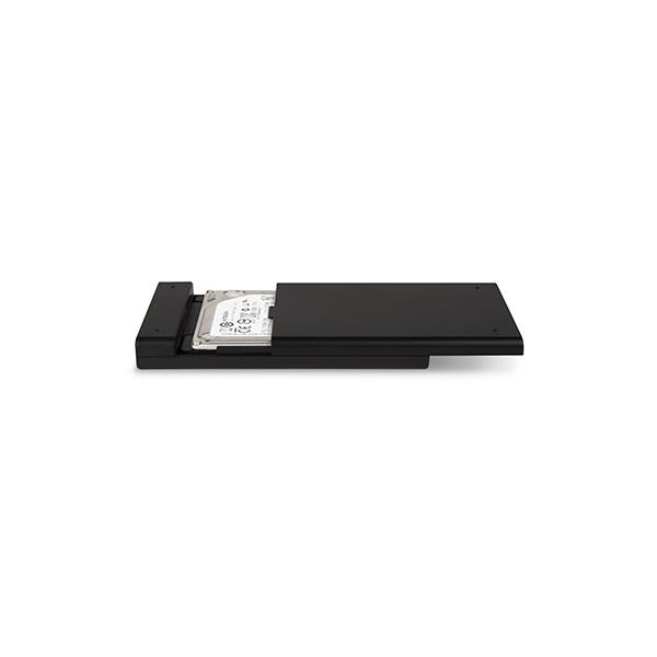 Hamlet HXD25U30-CX contenitore di unità di archiviazione Box esterno HDD/SSD Nero 2.5" [HXD25U30-CX]