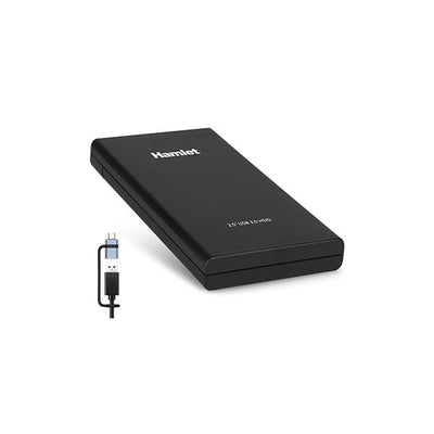 Hamlet HXD25U30-CX contenitore di unità di archiviazione Box esterno HDD/SSD Nero 2.5" [HXD25U30-CX]