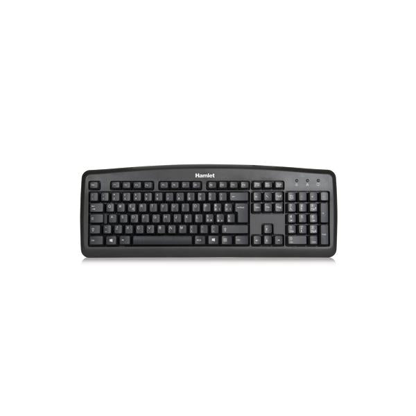 Hamlet XKKITA2-CX tastiera Casa/ufficio USB QWERTY Italiano Nero [XKKITA2-CX]