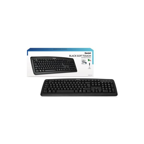 Hamlet XKKITA2-CX tastiera Casa/ufficio USB QWERTY Italiano Nero [XKKITA2-CX]