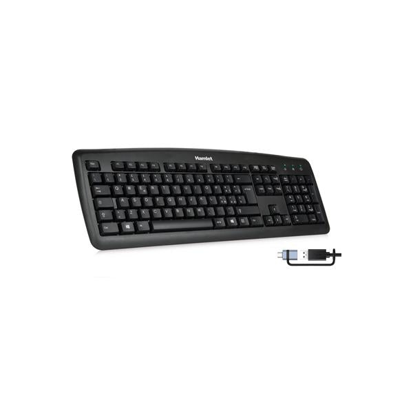 Hamlet XKKITA2-CX tastiera Casa/ufficio USB QWERTY Italiano Nero [XKKITA2-CX]