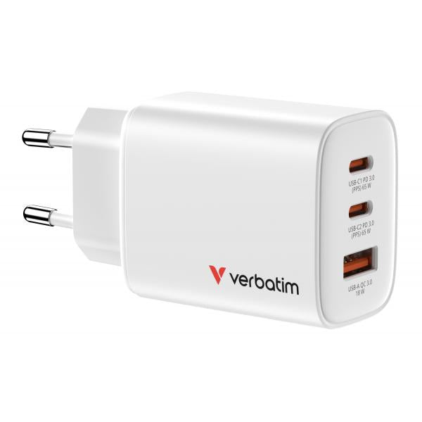Verbatim 32353 Caricabatterie per dispositivi mobili Universale Bianco AC Ricarica rapida Interno [32353]