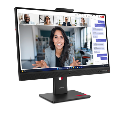 LENOVO MONITOR 23,8 LED IPS 16:9 FHD 6 MS 250 CDM, WEBCAM, PIVOT, VGA/DP/HDMI, MULTIMEDIALE, T24-4v [64B6MAT1EU]