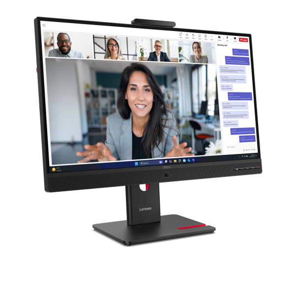 LENOVO MONITOR 23,8 LED IPS 16:9 FHD 6 MS 250 CDM, WEBCAM, PIVOT, VGA/DP/HDMI, MULTIMEDIALE, T24-4v [64B6MAT1EU]