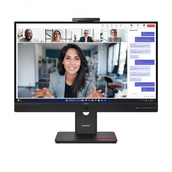 LENOVO MONITOR 23,8 LED IPS 16:9 FHD 6 MS 250 CDM, WEBCAM, PIVOT, VGA/DP/HDMI, MULTIMEDIALE, T24-4v [64B6MAT1EU]