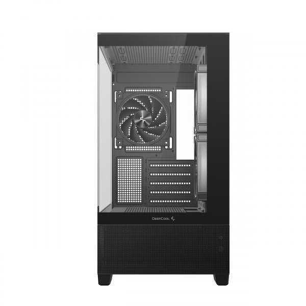 DEEPCOOL CASE MATX CG380 3F NERO PANORAMIC 3ARGB 2TG 360mm AIO [R-CG380-BKAGM3-G]