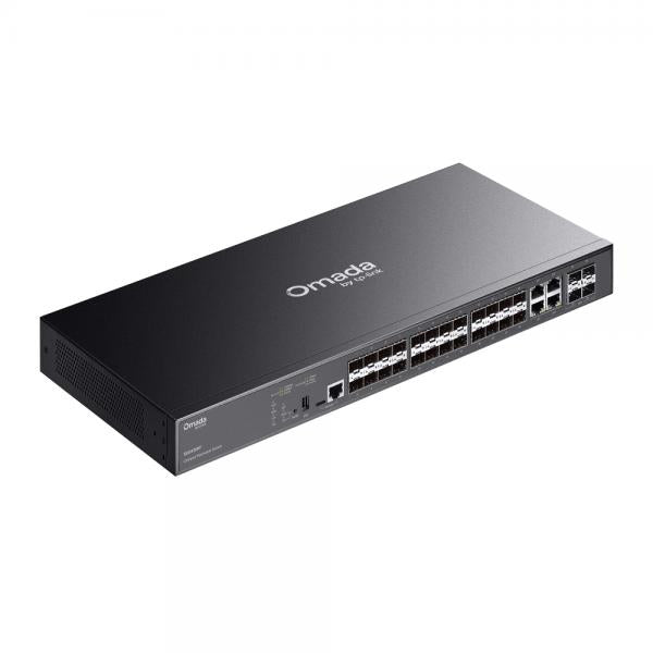 TP-Link SG5428XF switch di rete Gestito L3 Nero [SG5428XF]