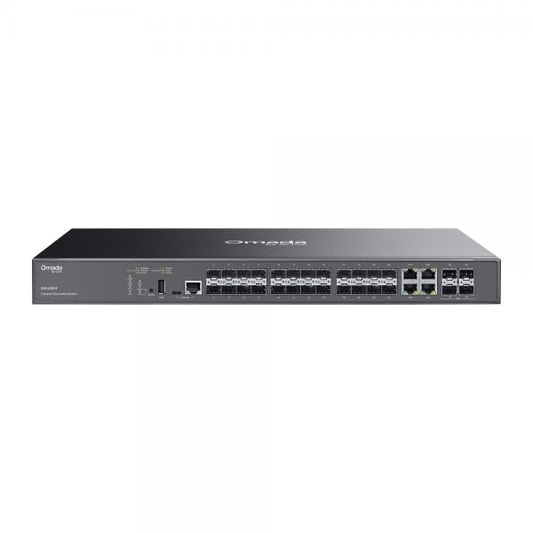 TP-Link SG5428XF switch di rete Gestito L3 Nero [SG5428XF]